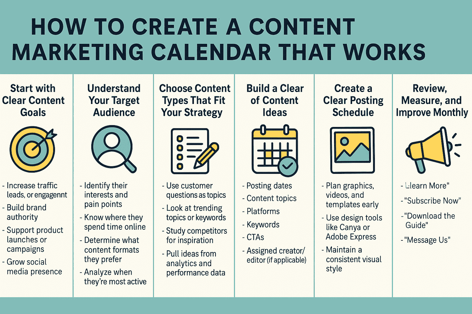 📅 Plan to Win: How to Create a Content Marketing Calendar That Actually Works